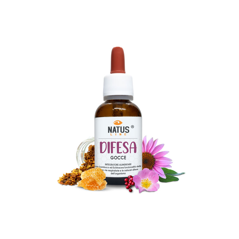 DIFESA GOCCE - difese immunitarie - integratore naturale con Echinacea e Vitamina C- 30 ml