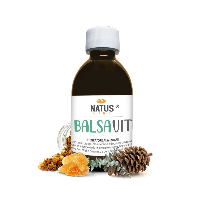 BALSAVITUS  Sciroppo Balsamico con Miele, Propoli, Eucalipto e Pino Mugo 200 ml